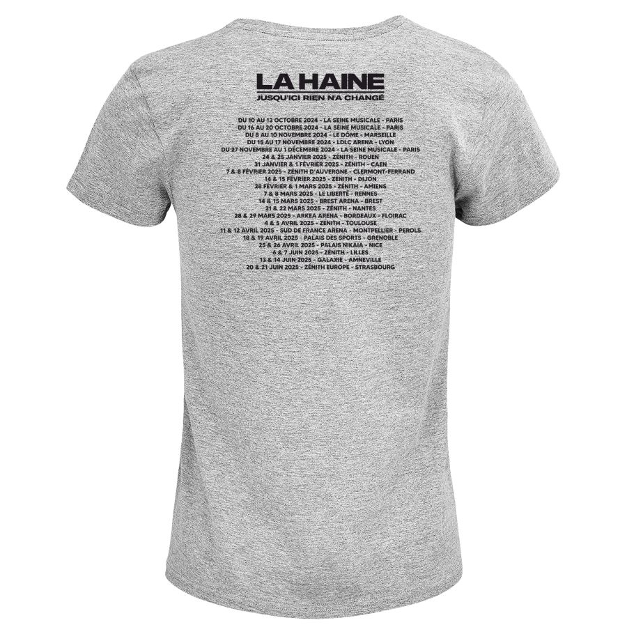 T-shirt Femme Gris Affiche du Spectacle
