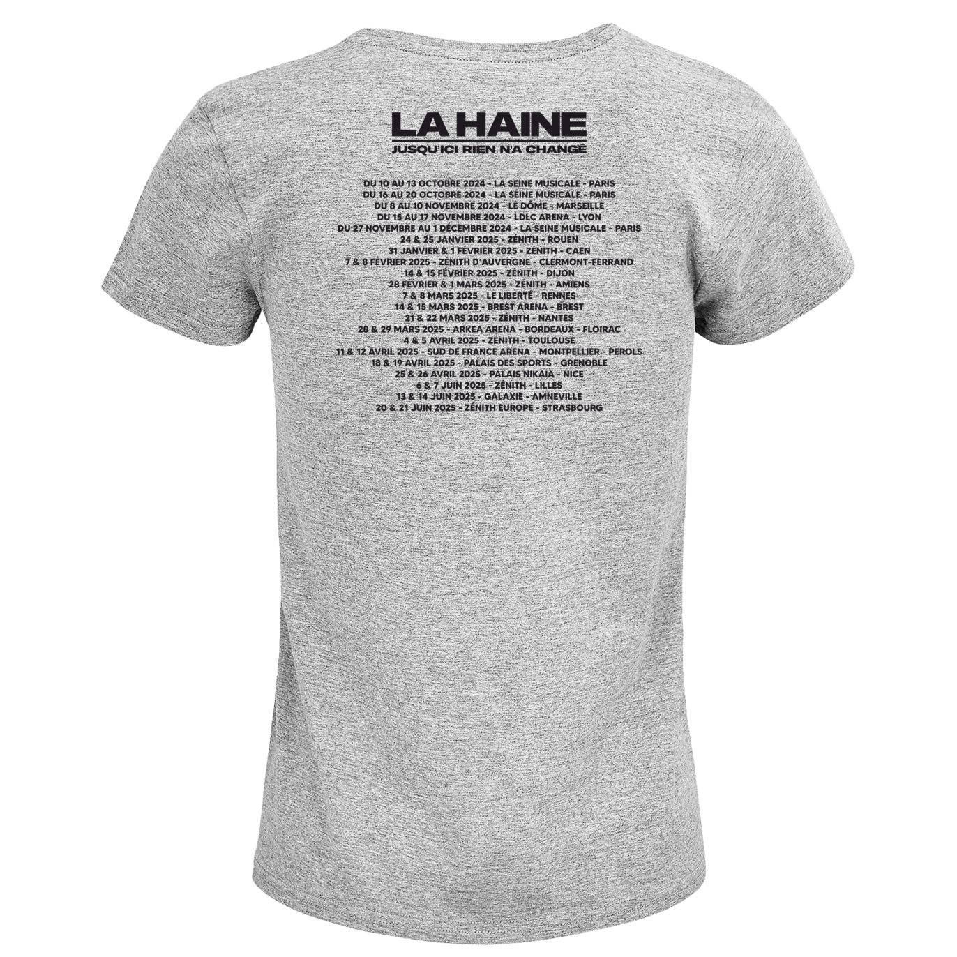 T-shirt Femme Gris Affiche du Spectacle