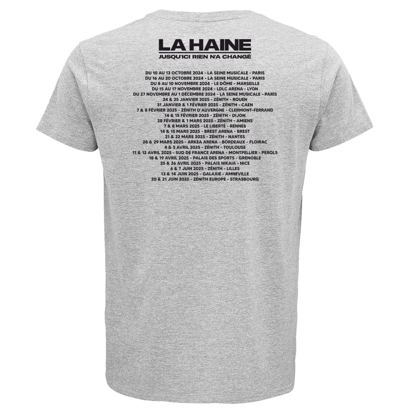T-shirt Gris Affiche du Spectacle