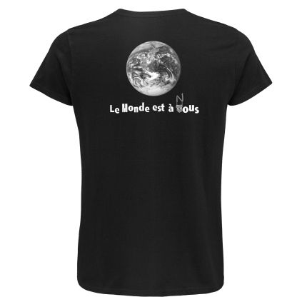 T-shirt NOIR Le Monde est à Nous